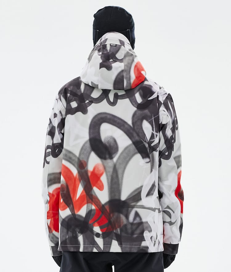 Dope Blizzard Snowboard Jacket Men Whitish Renewed