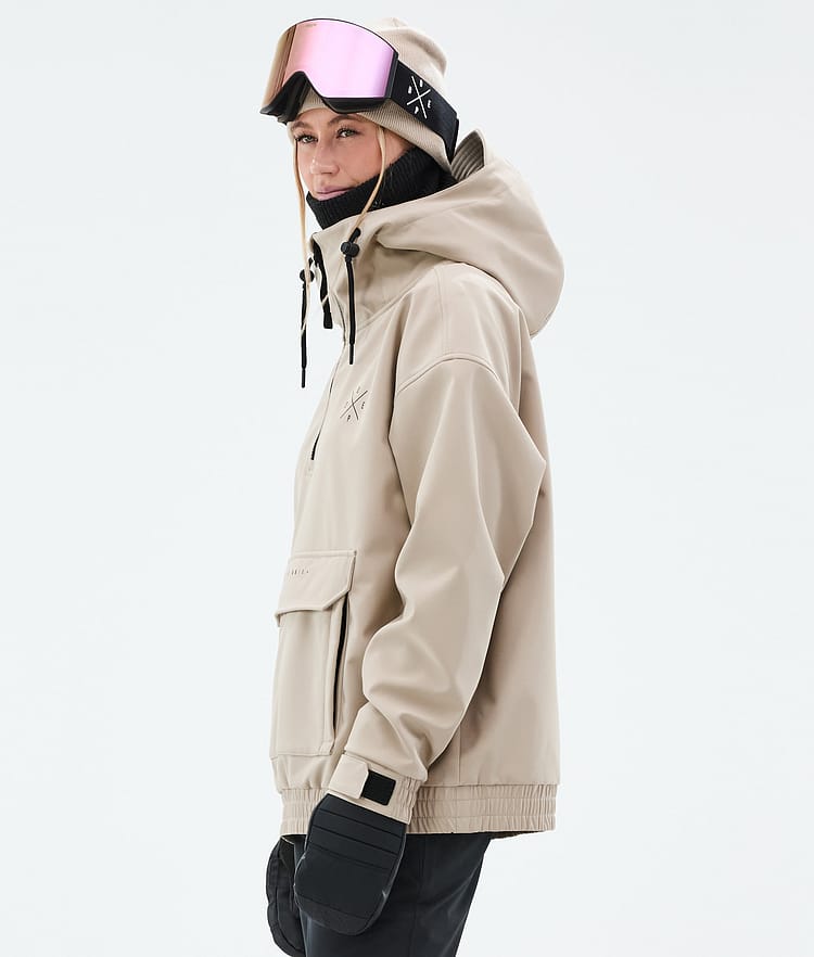 Dope Cyclone W Snowboard Jacket Women Light Grey Renewed