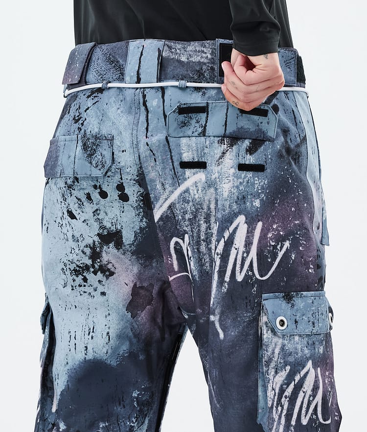 Dope Iconic W Snowboard Pants Women Scribble Purple