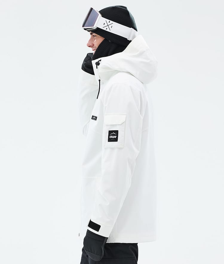 Dope Adept Snowboard Jacket Men Whitish Renewed