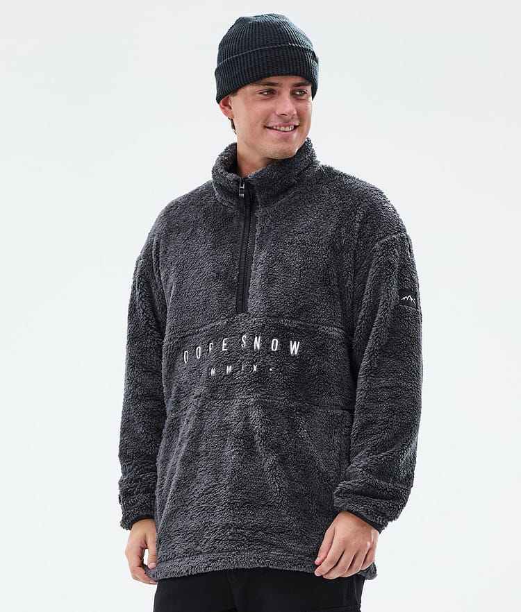 Dope Pile Fleece Sweater Men Moss Green