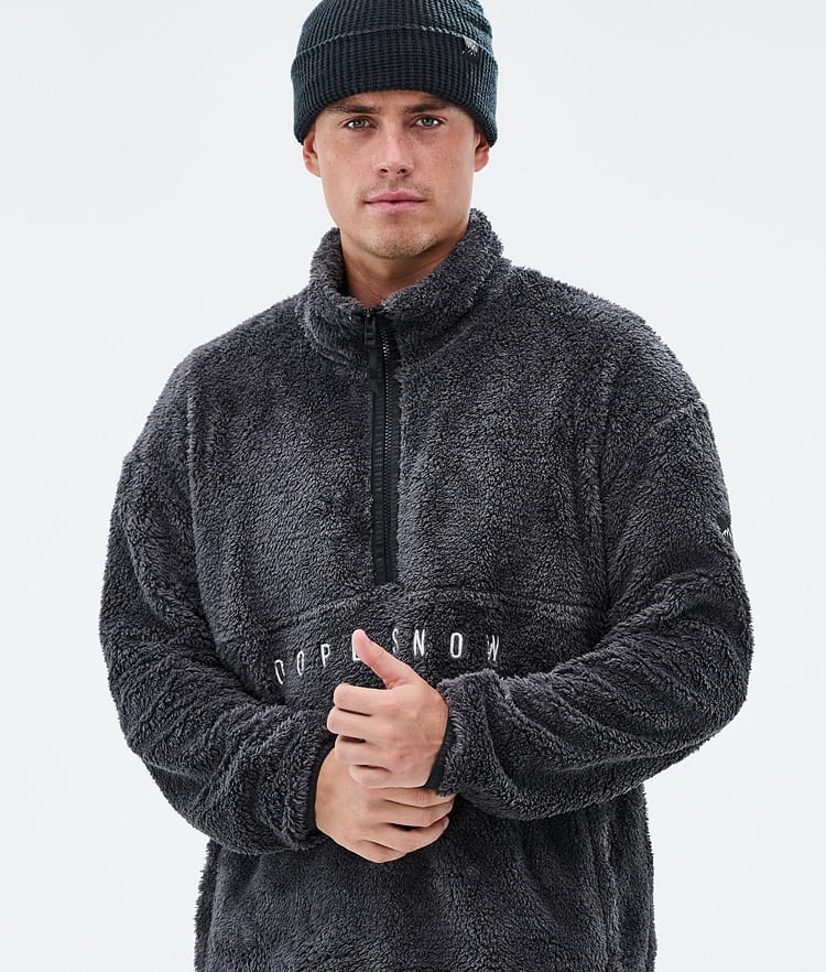 Dope Pile Fleece Sweater Men Moss Green