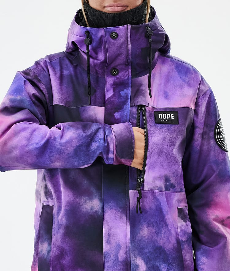 Dope Blizzard W Full Zip Snowboard Jacket Women Faded Green