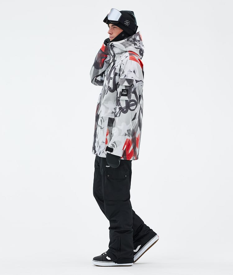 Dope Adept Snowboard Jacket Men Metal Blue Camo