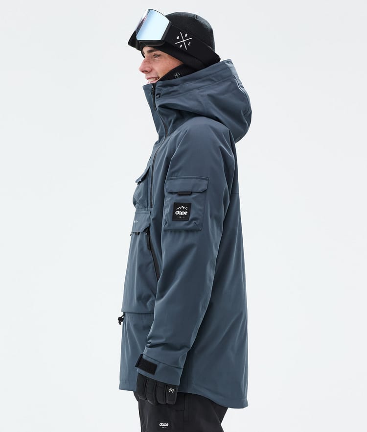 Dope Akin Snowboard Jacket Men Metal Blue