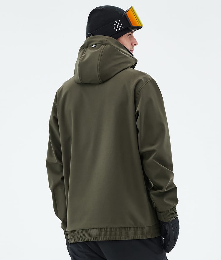 Dope Yeti Snowboard Jacket Men Ice Black Renewed