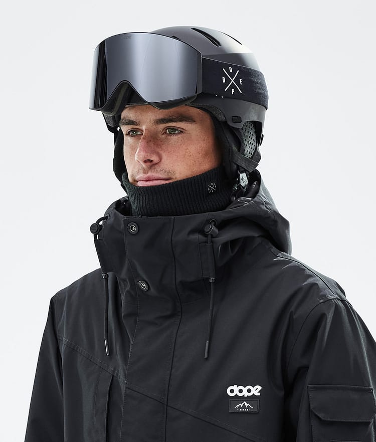 Dope Macon 2.0 Ski Helmet X-Up Matte White w/ Black