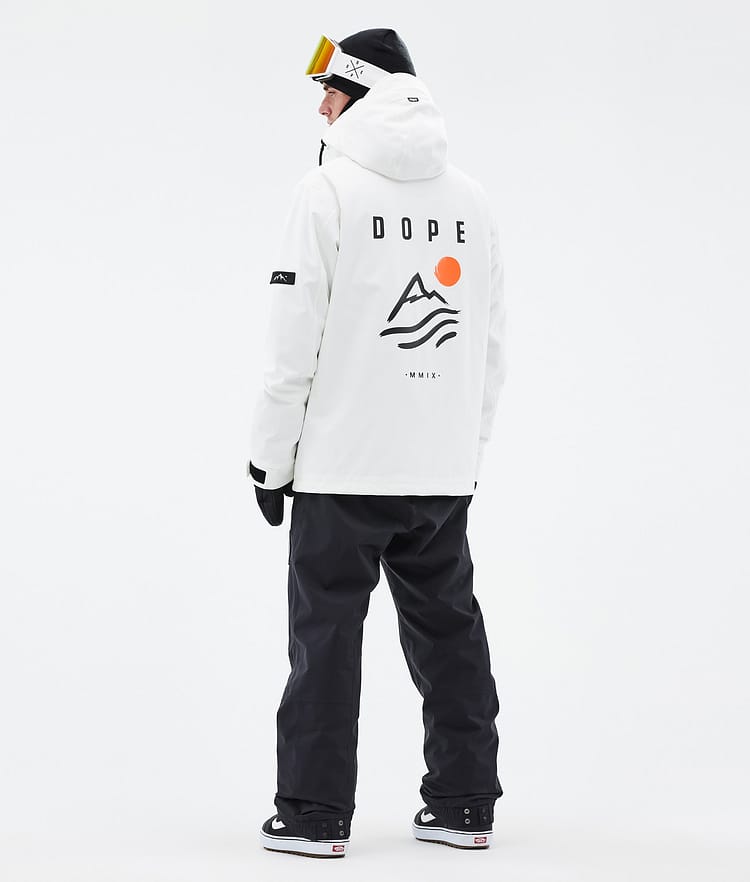 Dope Blizzard Snowboard Jacket Men Whitish Renewed