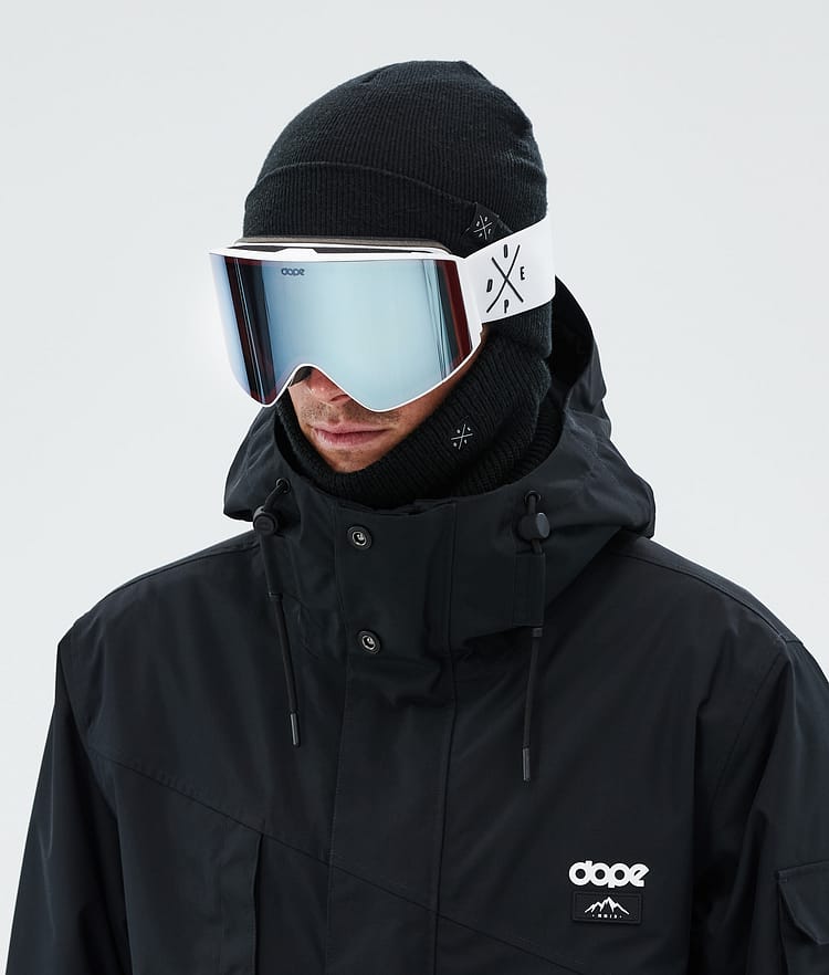 Dope Sight Ski Goggles Black/Pink Mirror