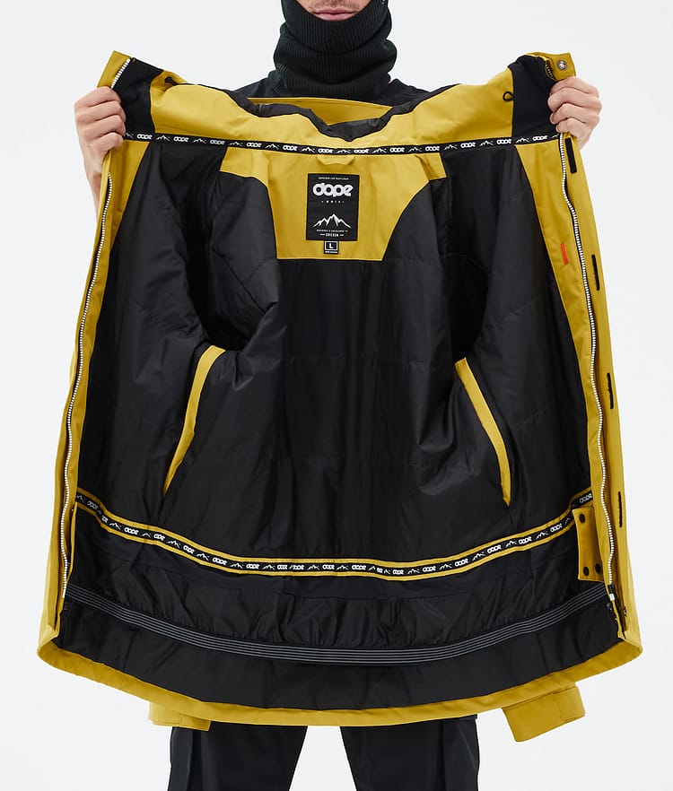 Dope Adept Snowboard Jacket Men Whitish Renewed