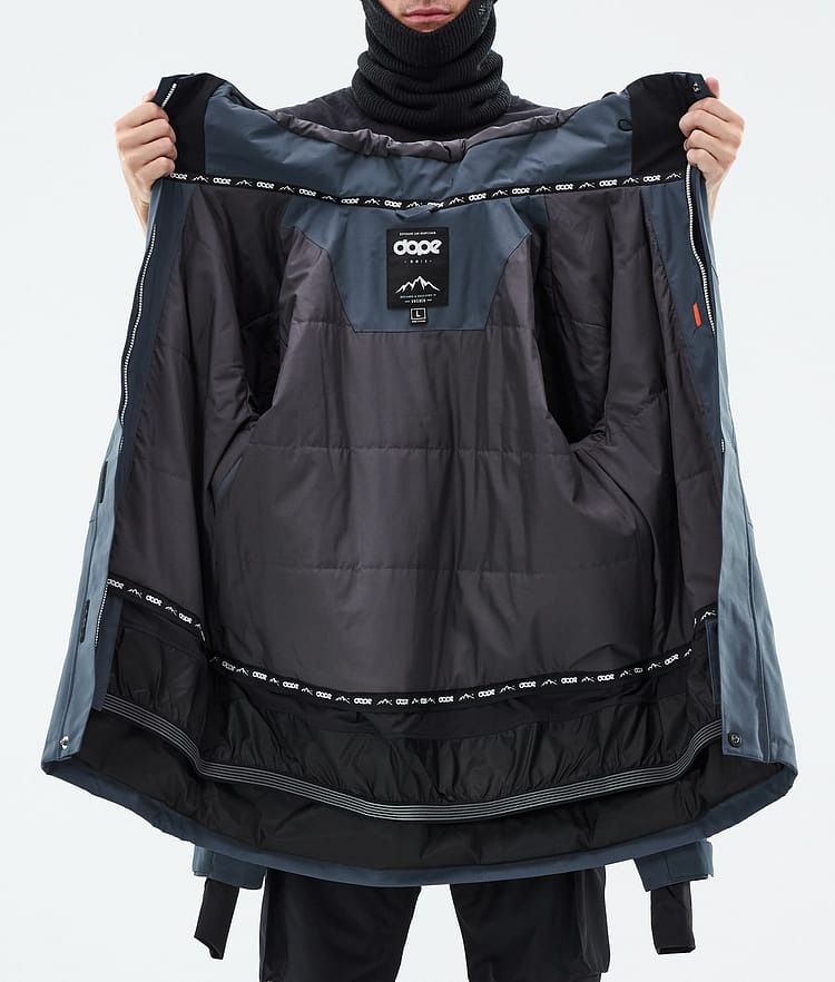 Dope Adept Snowboard Jacket Men Metal Blue Camo