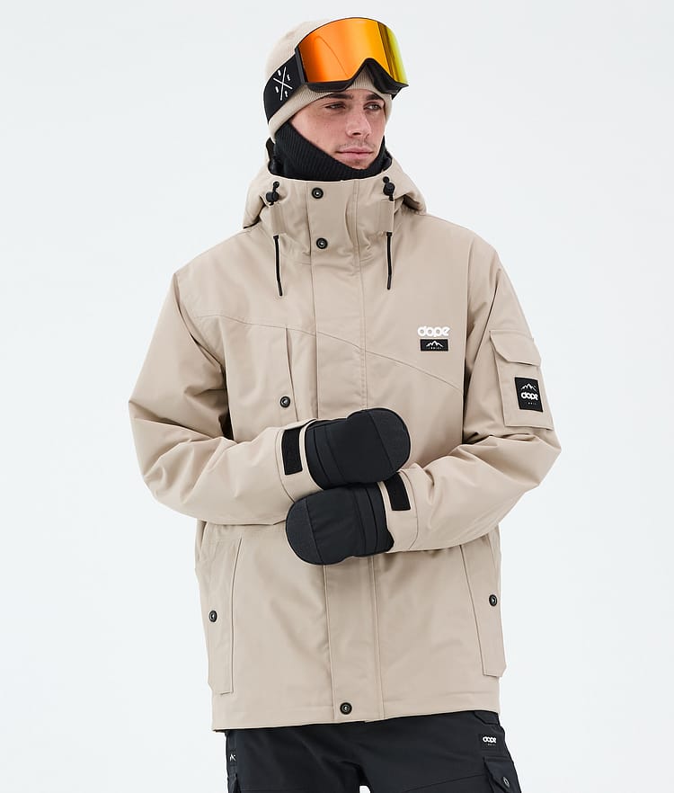 Dope Adept Snowboard Jacket Men Whitish Renewed