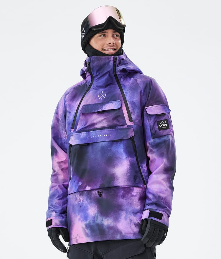 Dope Akin Snowboard Jacket Men Metal Blue