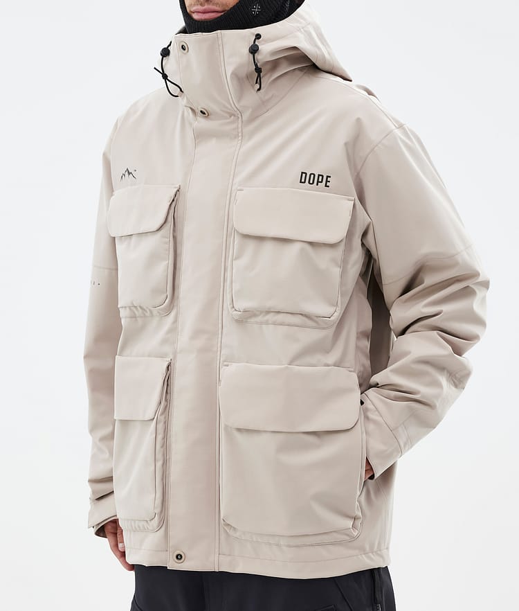 Dope Zenith Snowboard Jacket Men Sand Renewed