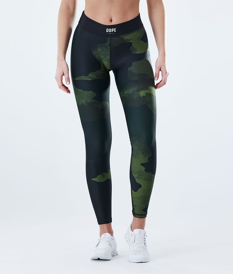 Dope Razor Leggings Women Green Camo