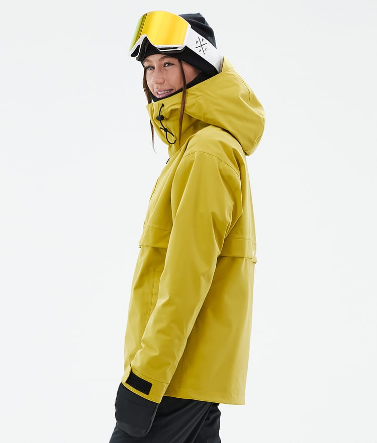 Dope Legacy W Snowboard Jacket Women Khaki Yellow