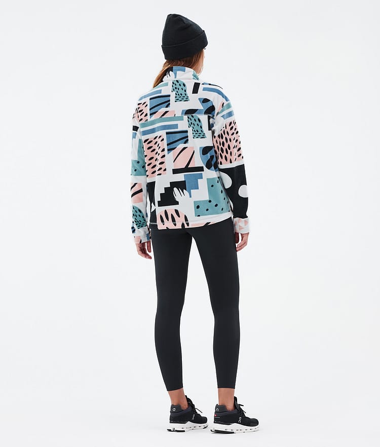 Dope Comfy W Fleece Sweater Women Faded Green Renewed