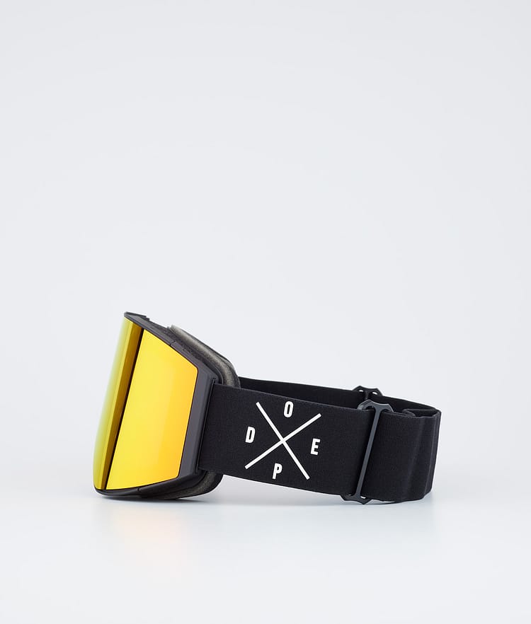 Dope Sight Ski Goggles Black/Pink Mirror