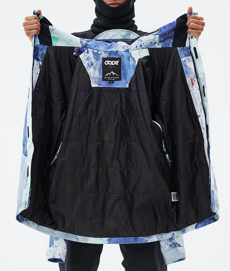 Dope Blizzard Full Zip Ski Jacket Men Black