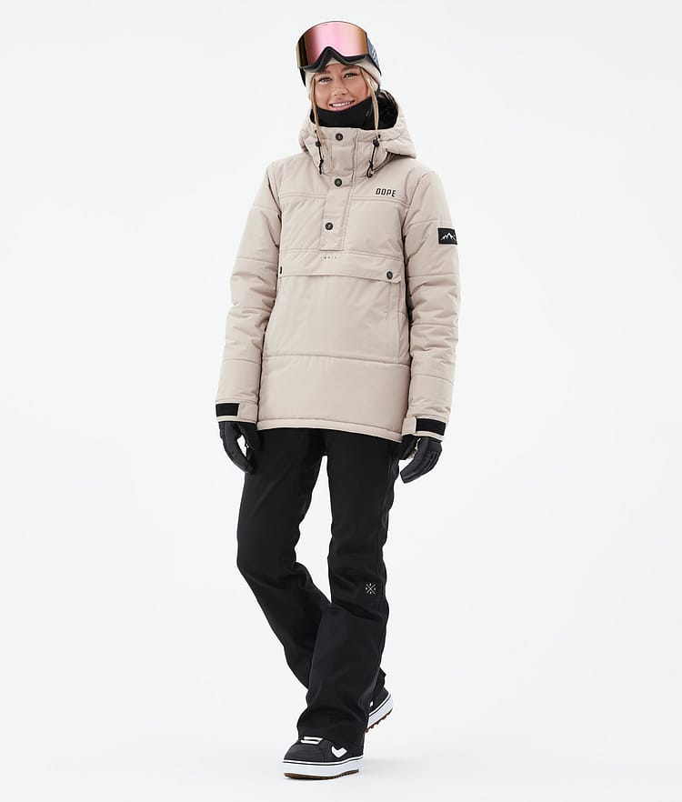 Dope Puffer W 23 Snowboard Jacket Women Sand