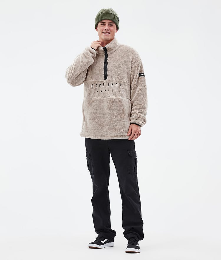 Dope Pile Fleece Sweater Men Moss Green