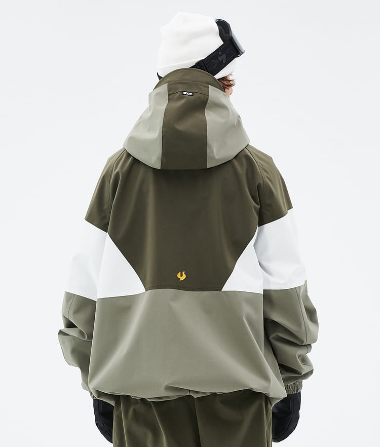 Dope JT Spartan Ski Jacket Men Olive Green/Whitish/Greenish