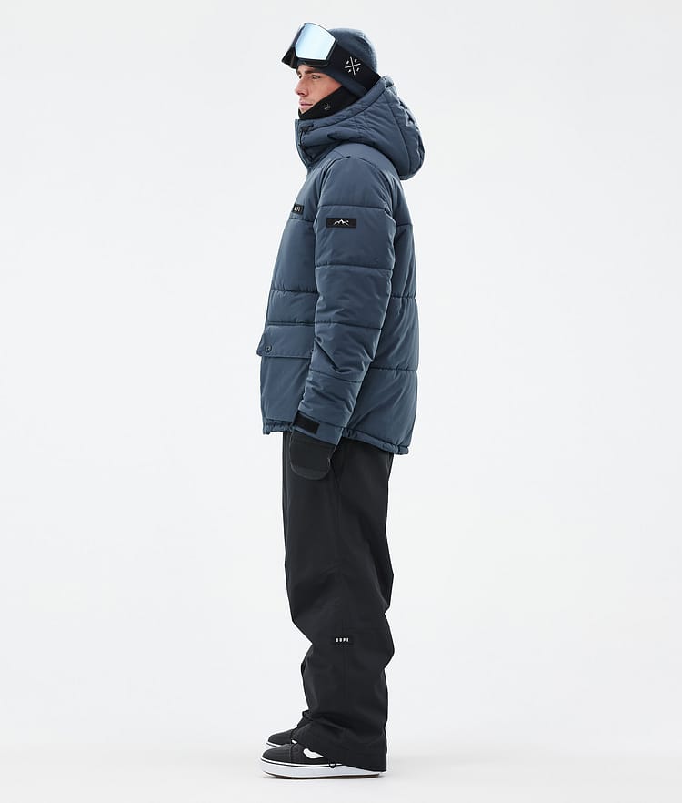 Dope Puffer Full Zip Snowboard Jacket Men Sand