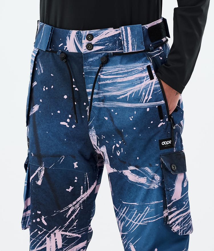 Dope Iconic W Snowboard Pants Women Scribble Purple