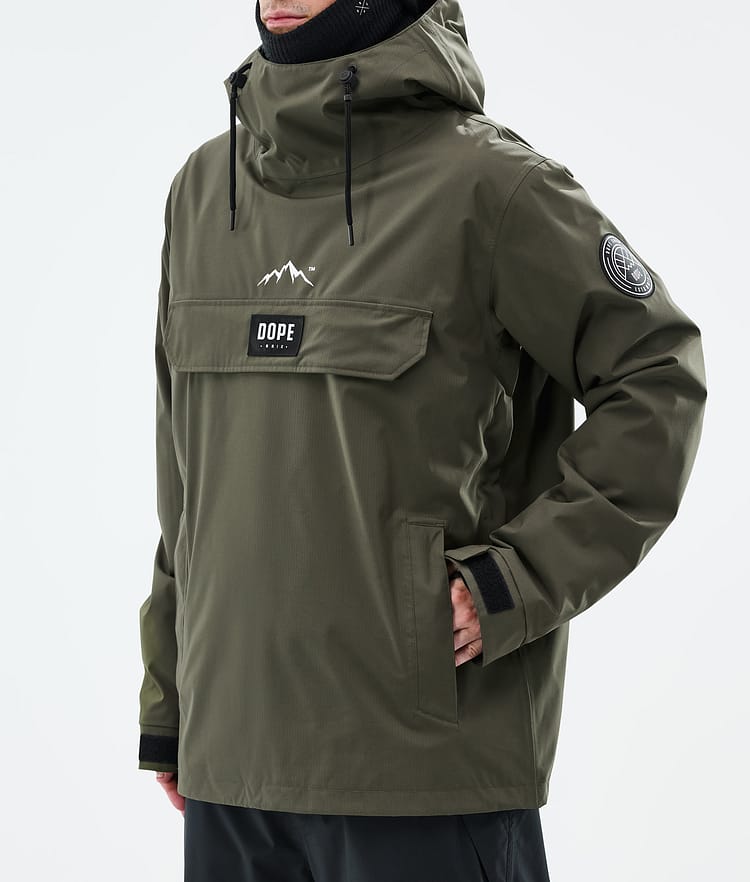 Dope Blizzard Ski Jacket Men Metal Blue