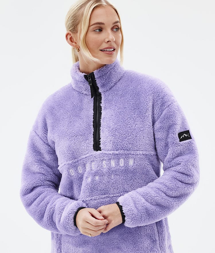 Dope Pile W Fleece Sweater Women Faded Green