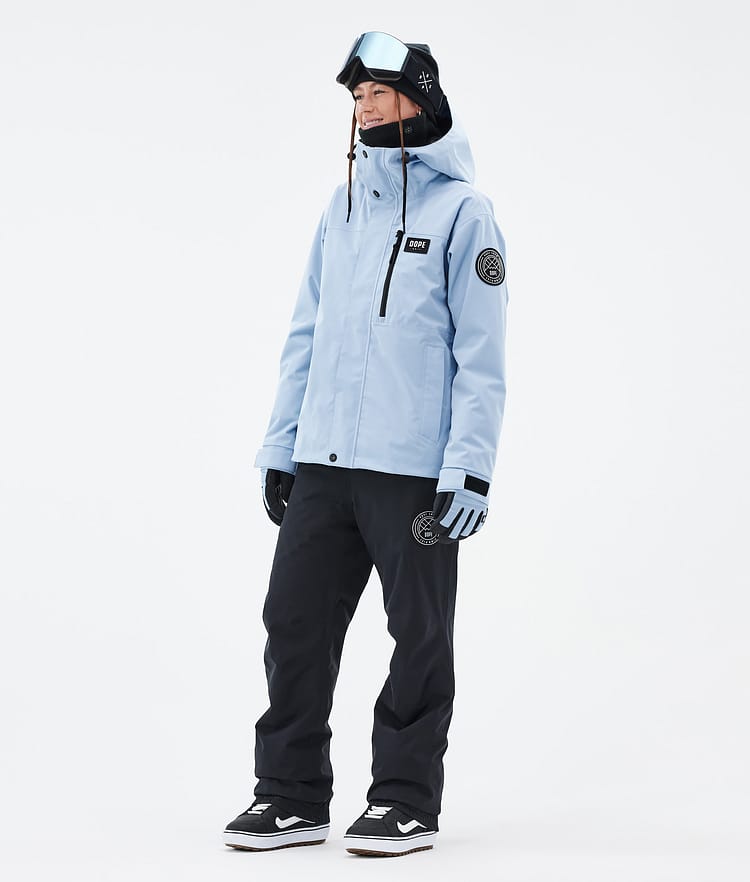 Dope Blizzard W Full Zip Snowboard Jacket Women Faded Green Renewed
