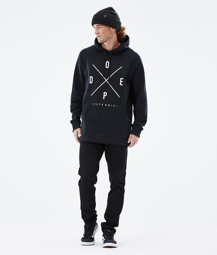 Dope Common 22 Hoodie Men 2X-Up Black