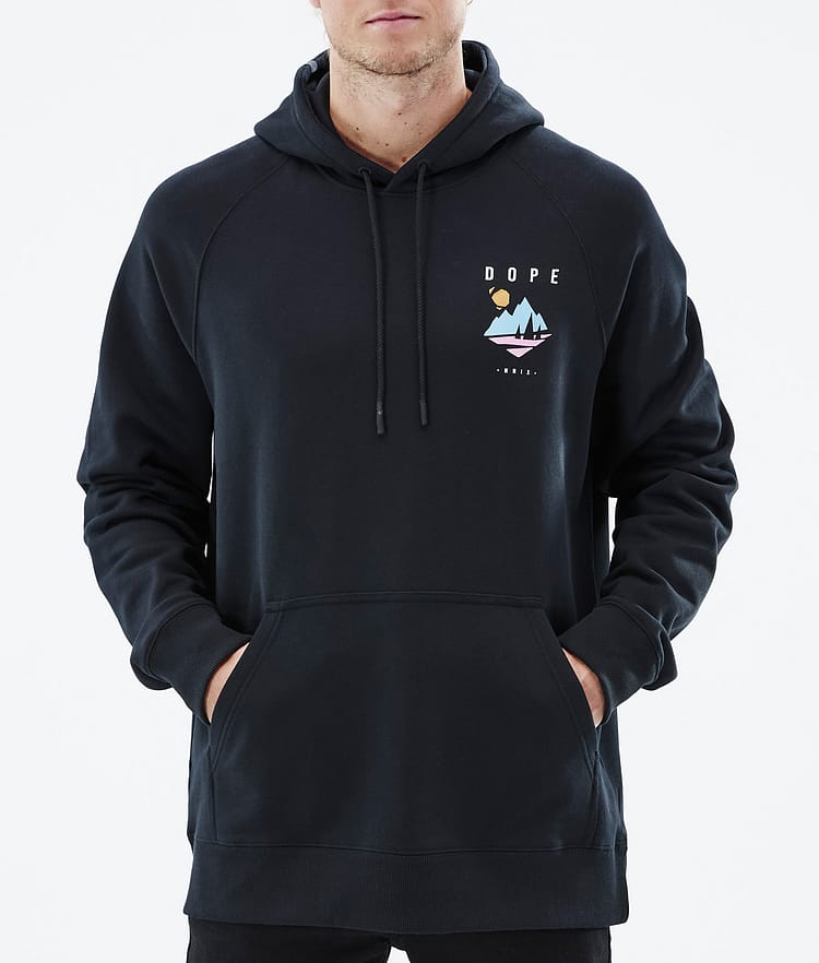 Dope Common 22 Hoodie Men 2X-Up Black