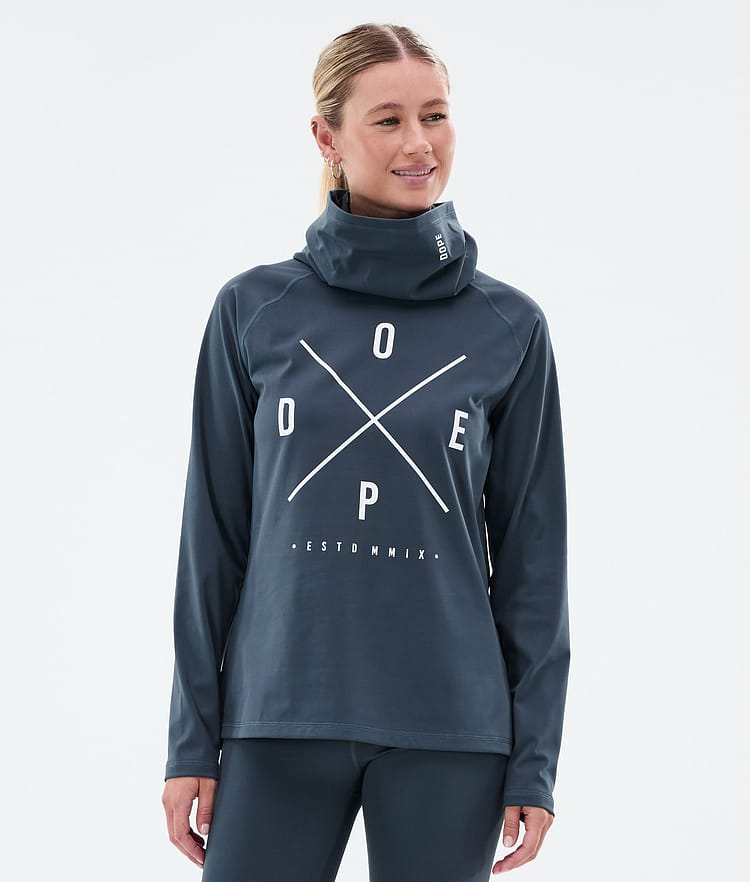 Dope Snuggle W Base Layer Top Women 2X-Up Metal Blue