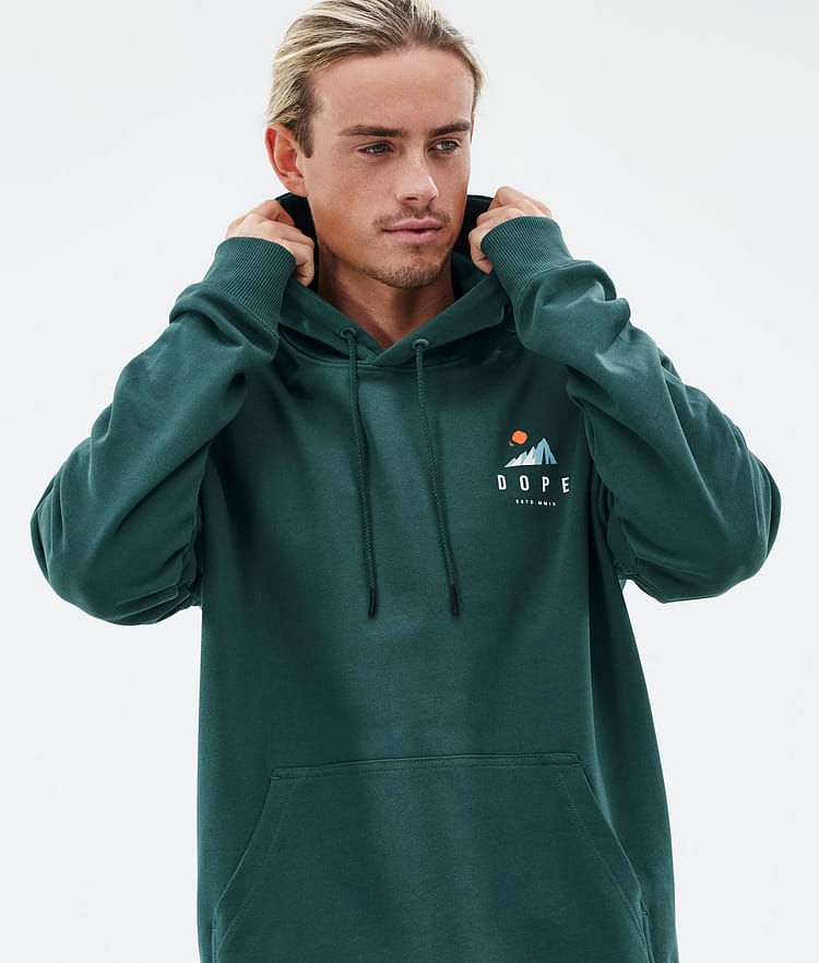 Dope Common Hoodie Men 2X-Up Bottle Green