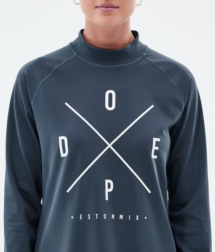 Dope Snuggle W Base Layer Top Women 2X-Up Metal Blue