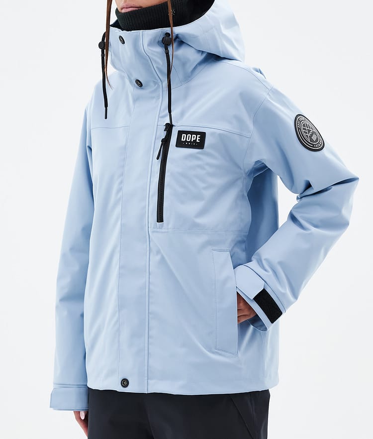 Dope Blizzard W Full Zip Snowboard Jacket Women Faded Green Renewed