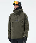 Dope Blizzard Snowboard Jacket Men Olive Green Renewed