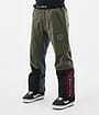 Dope Legacy Track Snowboard Jacket Men Olive Green/Burgundy/Metal Blue/Black