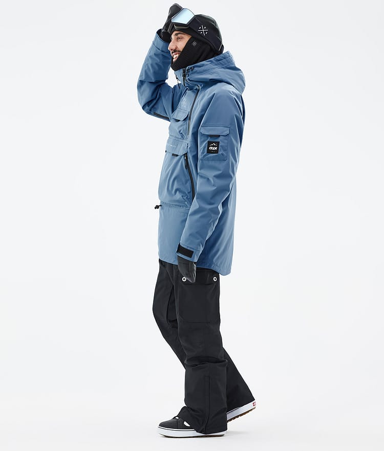 Dope Akin Snowboard Jacket Men Metal Blue
