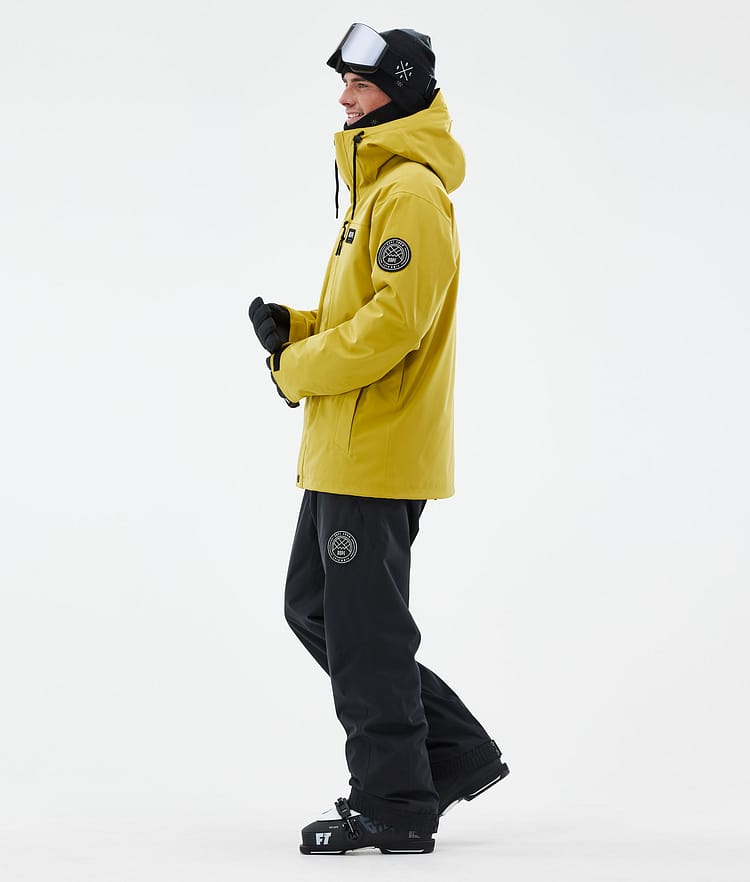 Dope Blizzard Full Zip Ski Jacket Men Black