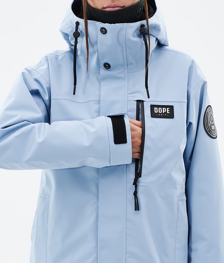 Dope Blizzard W Full Zip Snowboard Jacket Women Faded Green