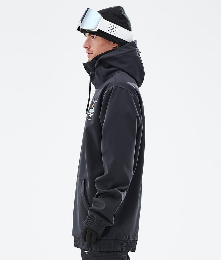 Dope Yeti 2022 Snowboard Jacket Men Pine Black Renewed