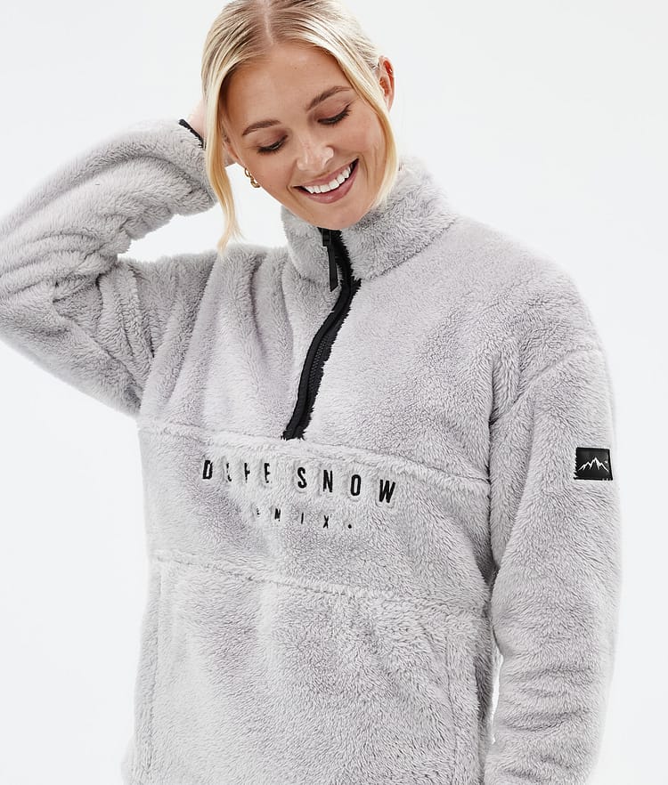 Dope Pile W Fleece Sweater Women Faded Green
