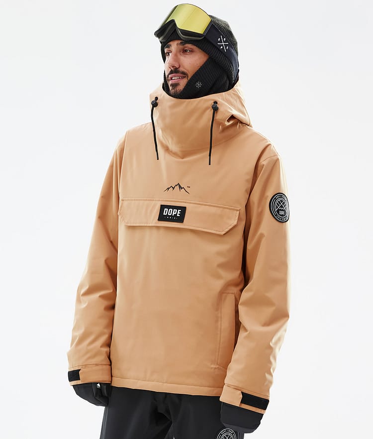 Dope Blizzard Snowboard Jacket Men Whitish Renewed