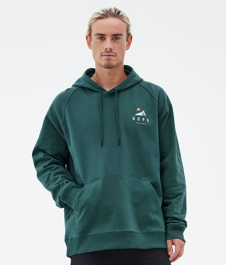 Dope Common Hoodie Men 2X-Up Bottle Green