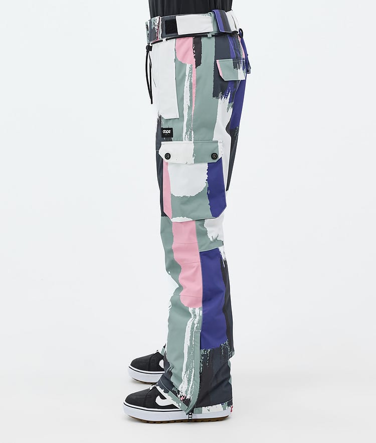 Dope Iconic W Snowboard Pants Women Scribble Purple