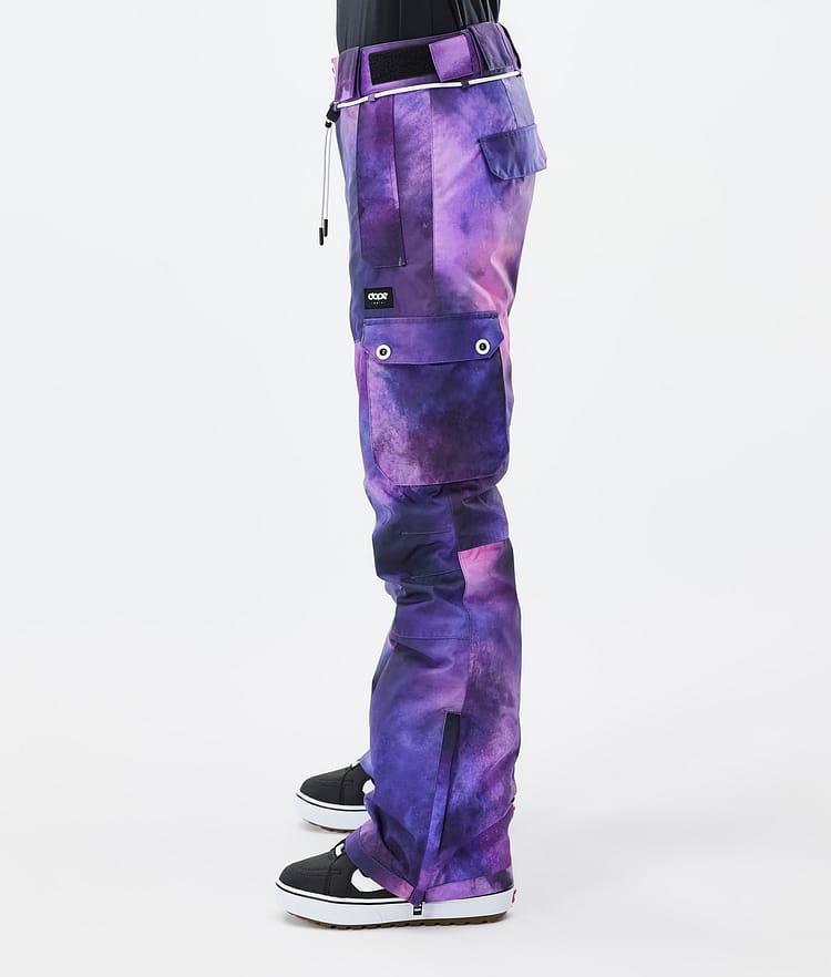 Dope Iconic W Snowboard Pants Women Scribble Purple