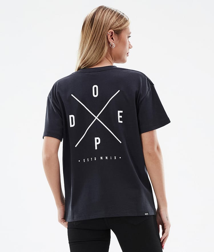 Dope Standard W 22 T-shirt Women 2X-Up Metal Blue