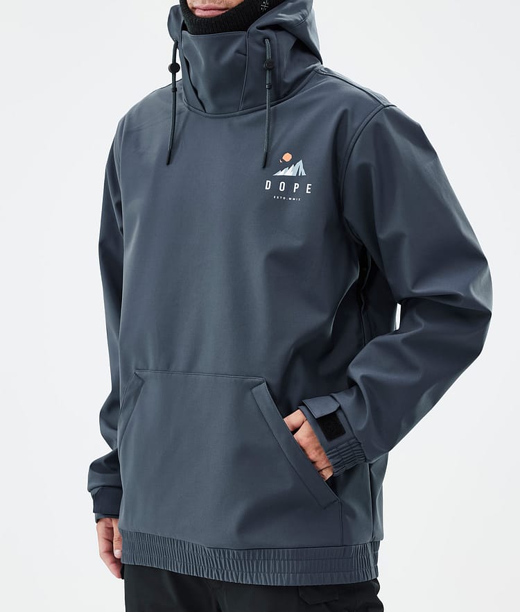 Dope Yeti Snowboard Jacket Men 2X-Up Metal Blue Renewed